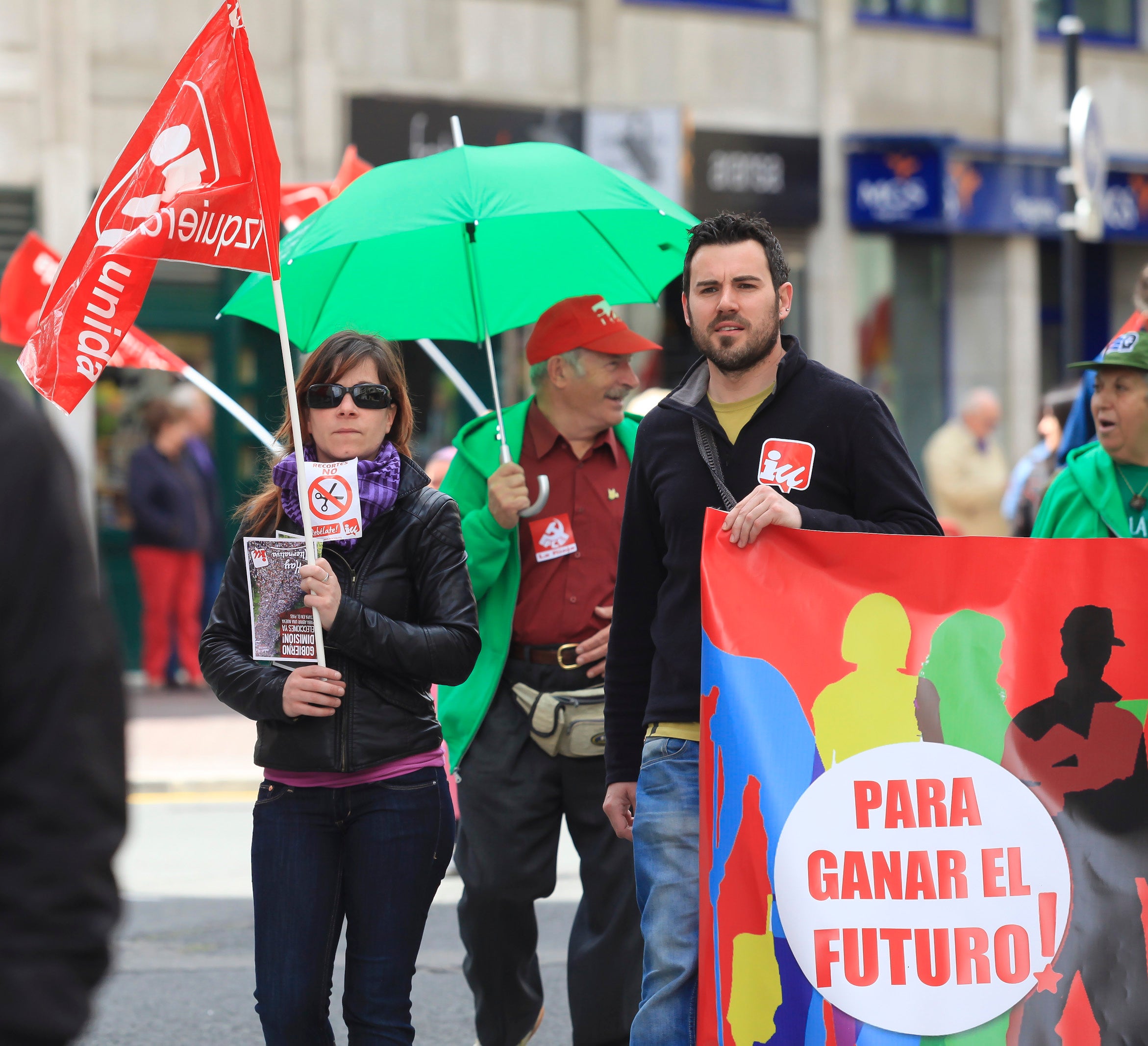 Manifestación en Logroño del Primero de Mayo