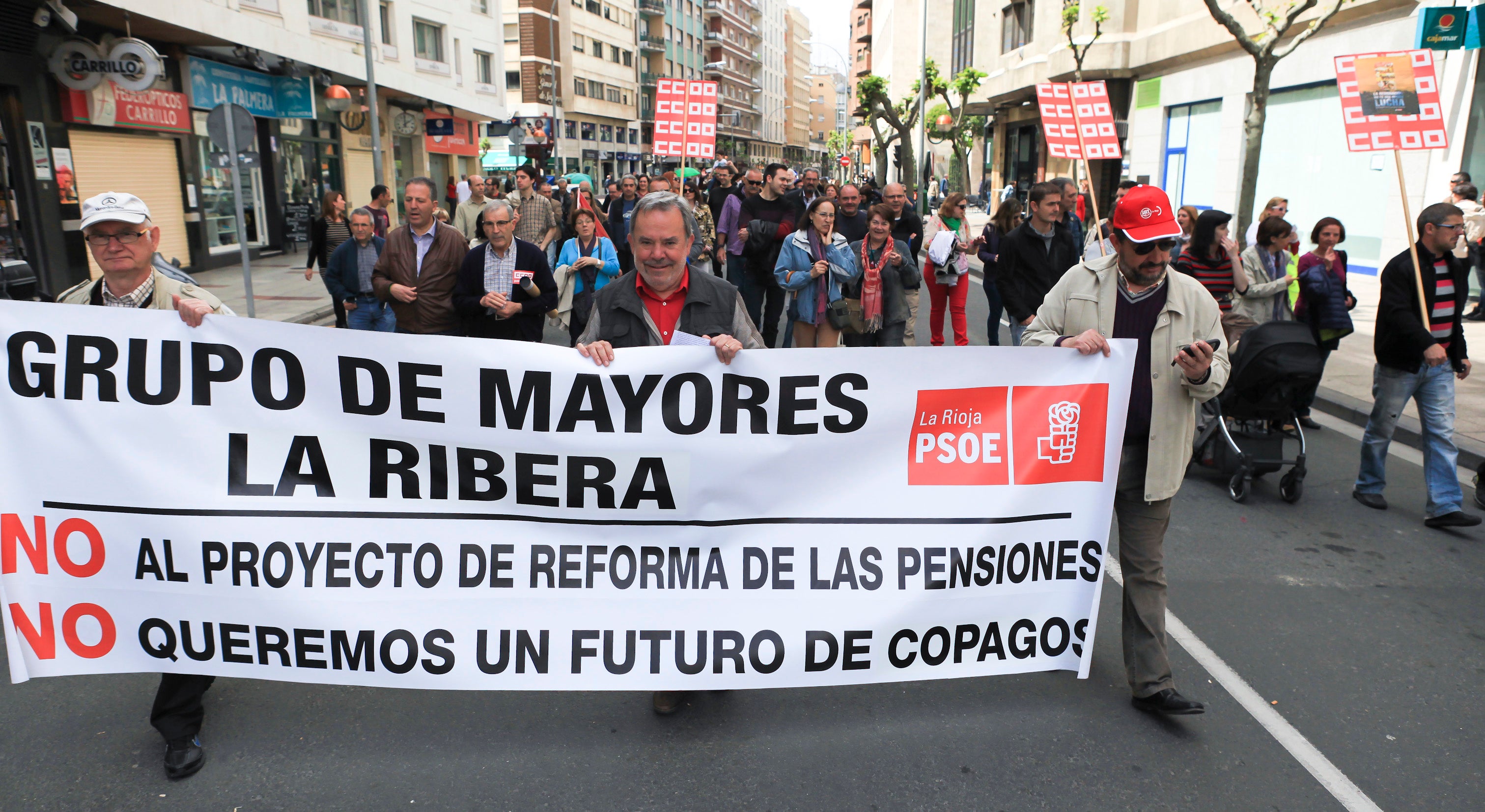 Manifestación en Logroño del Primero de Mayo