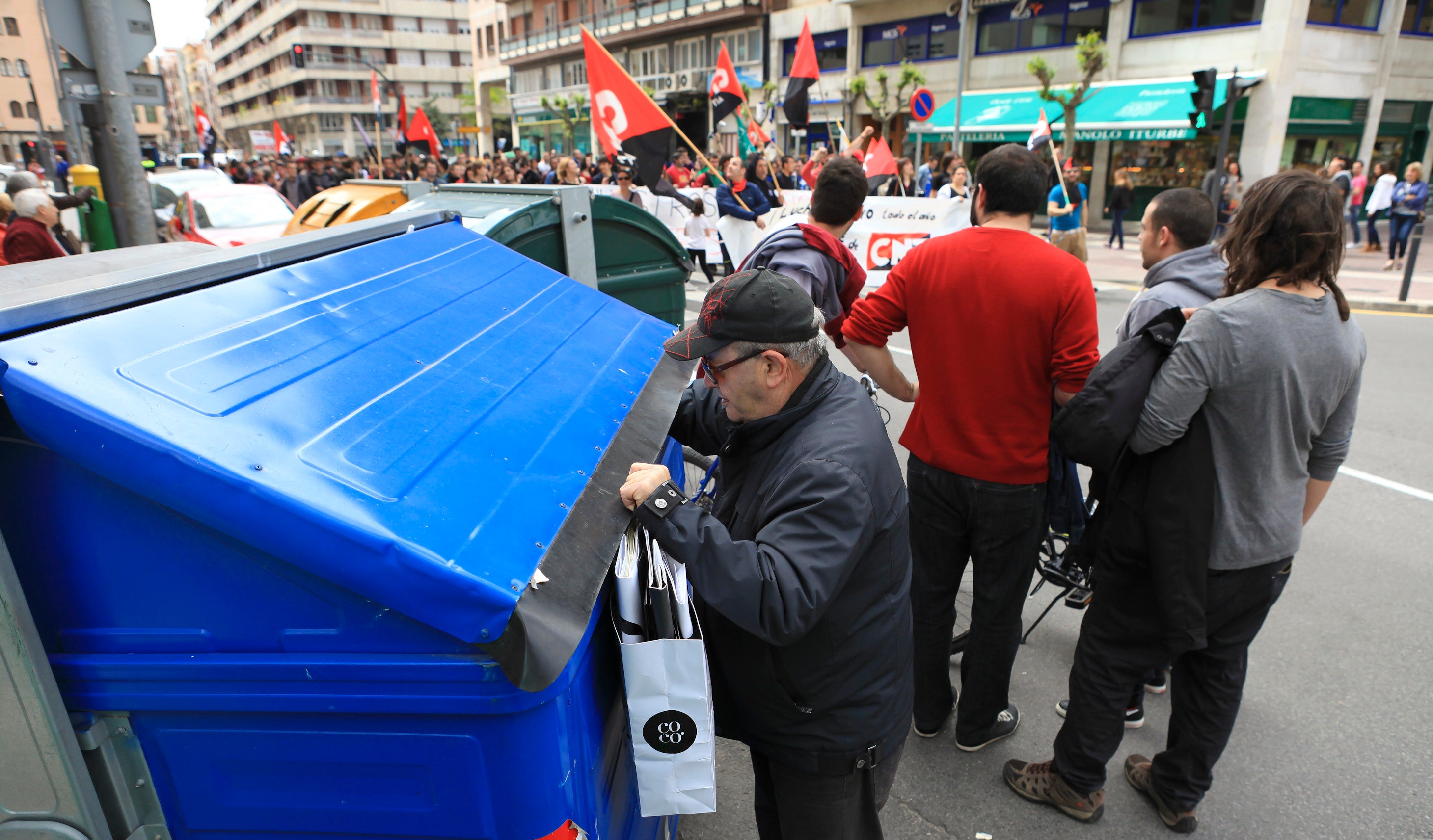 Manifestación en Logroño del Primero de Mayo