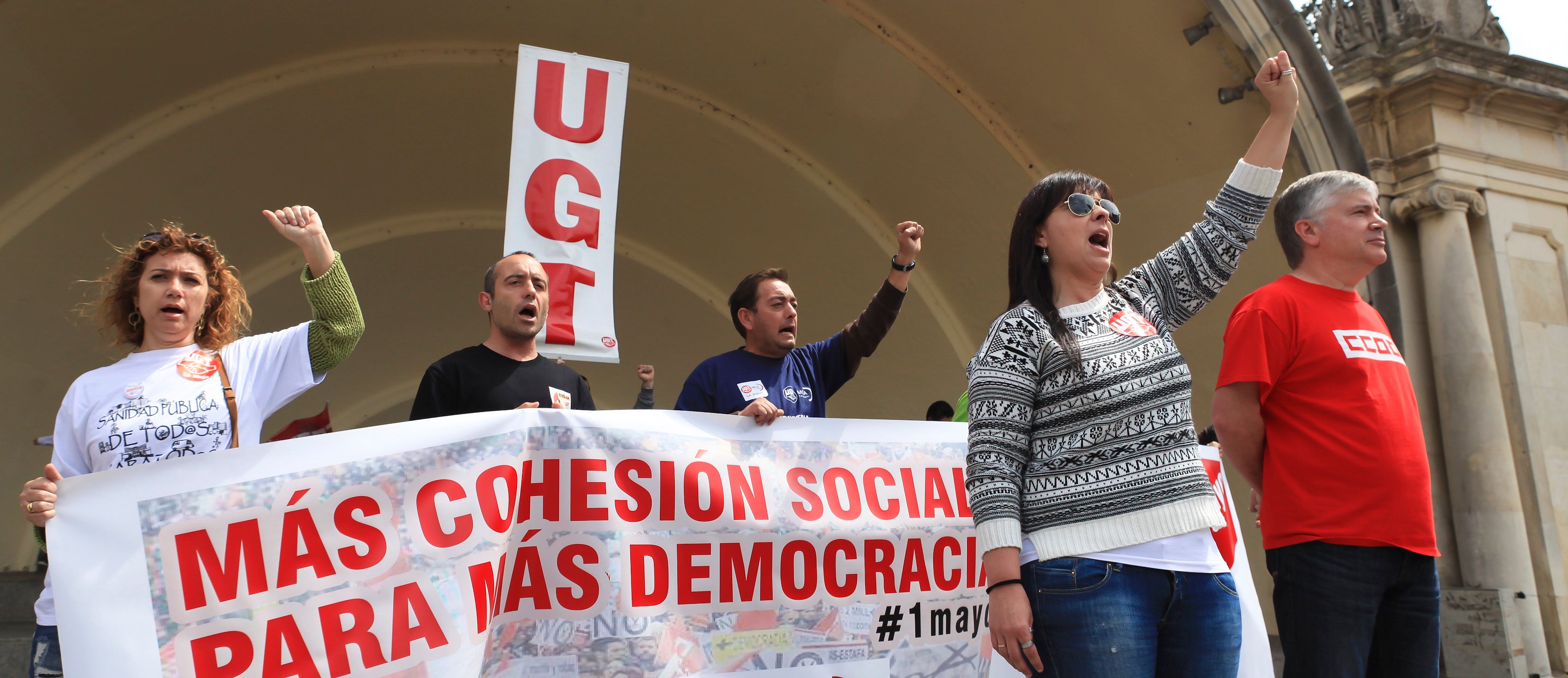 Manifestación en Logroño del Primero de Mayo