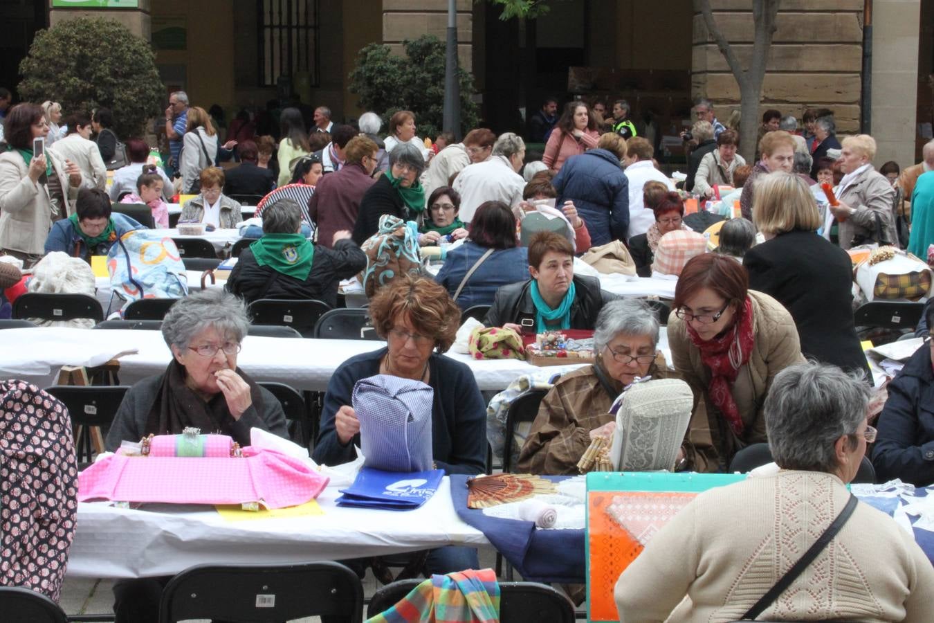 Encuentro de bolilleras en Alfaro