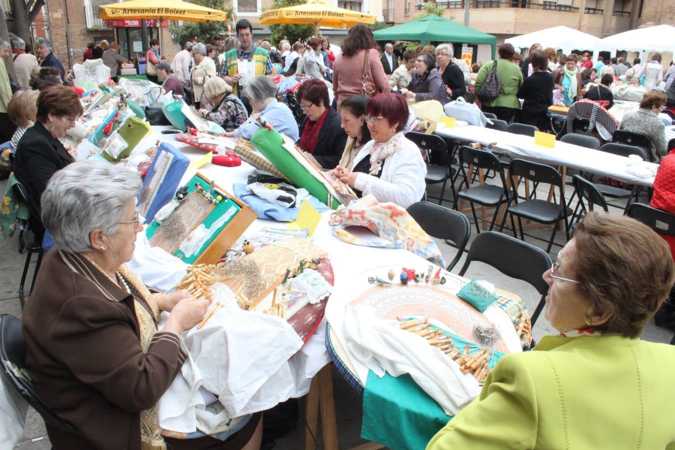 Encuentro de bolilleras en Alfaro