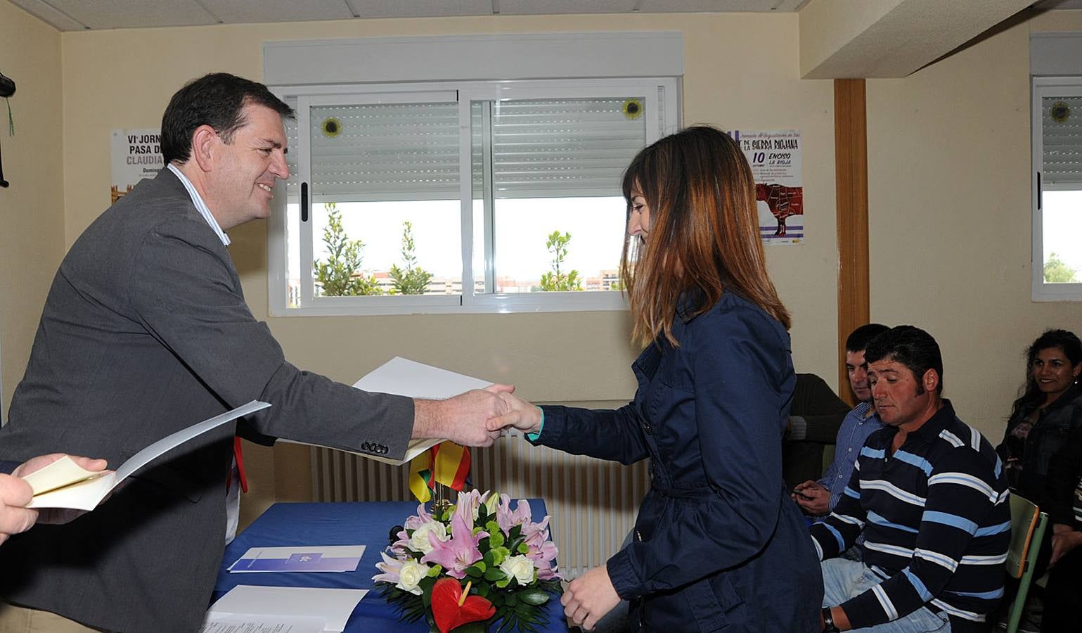 Entrega de diplomas de los jóvenes agricultores