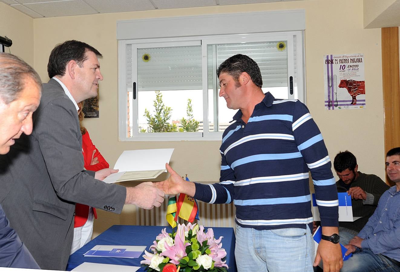 Entrega de diplomas de los jóvenes agricultores