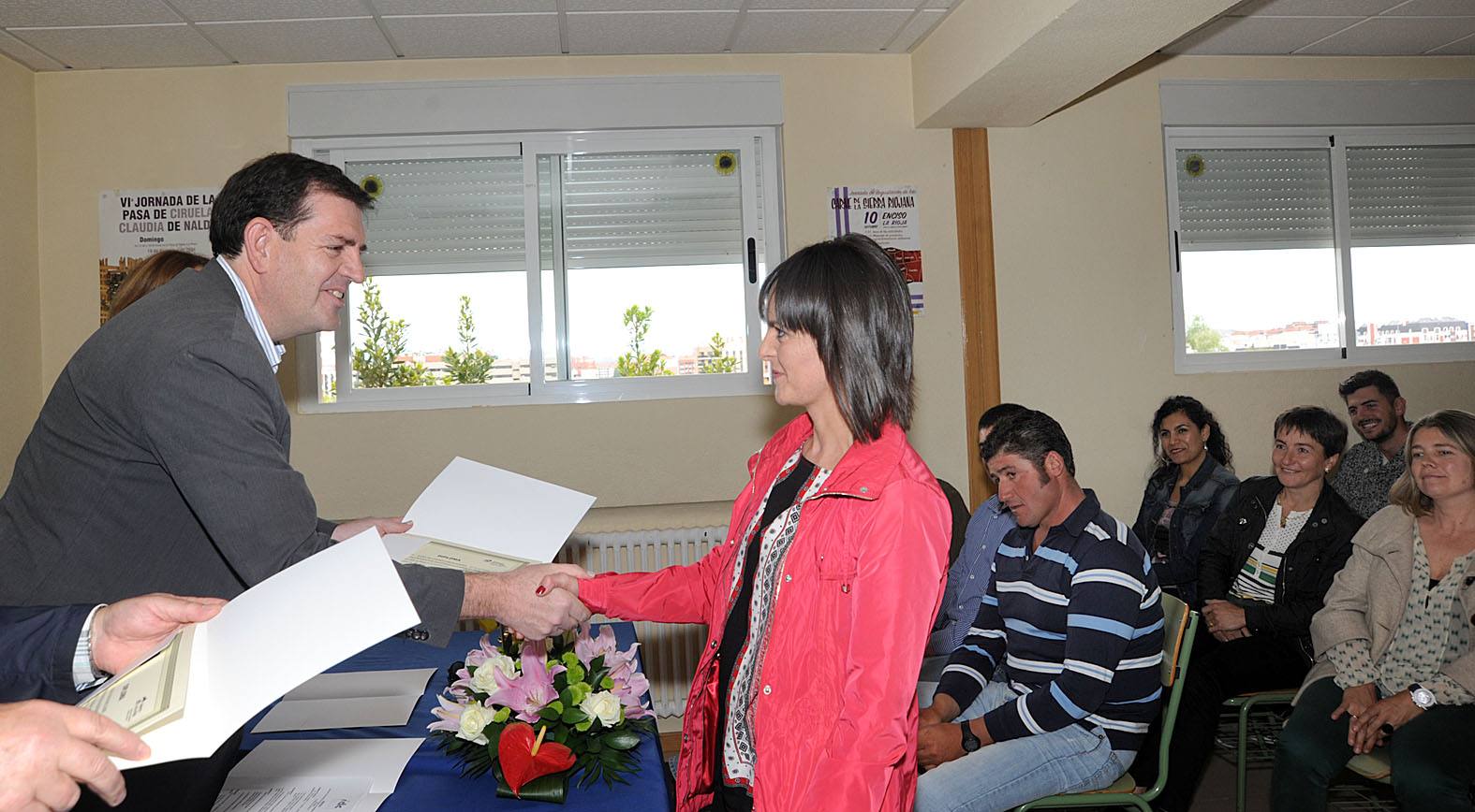 Entrega de diplomas de los jóvenes agricultores