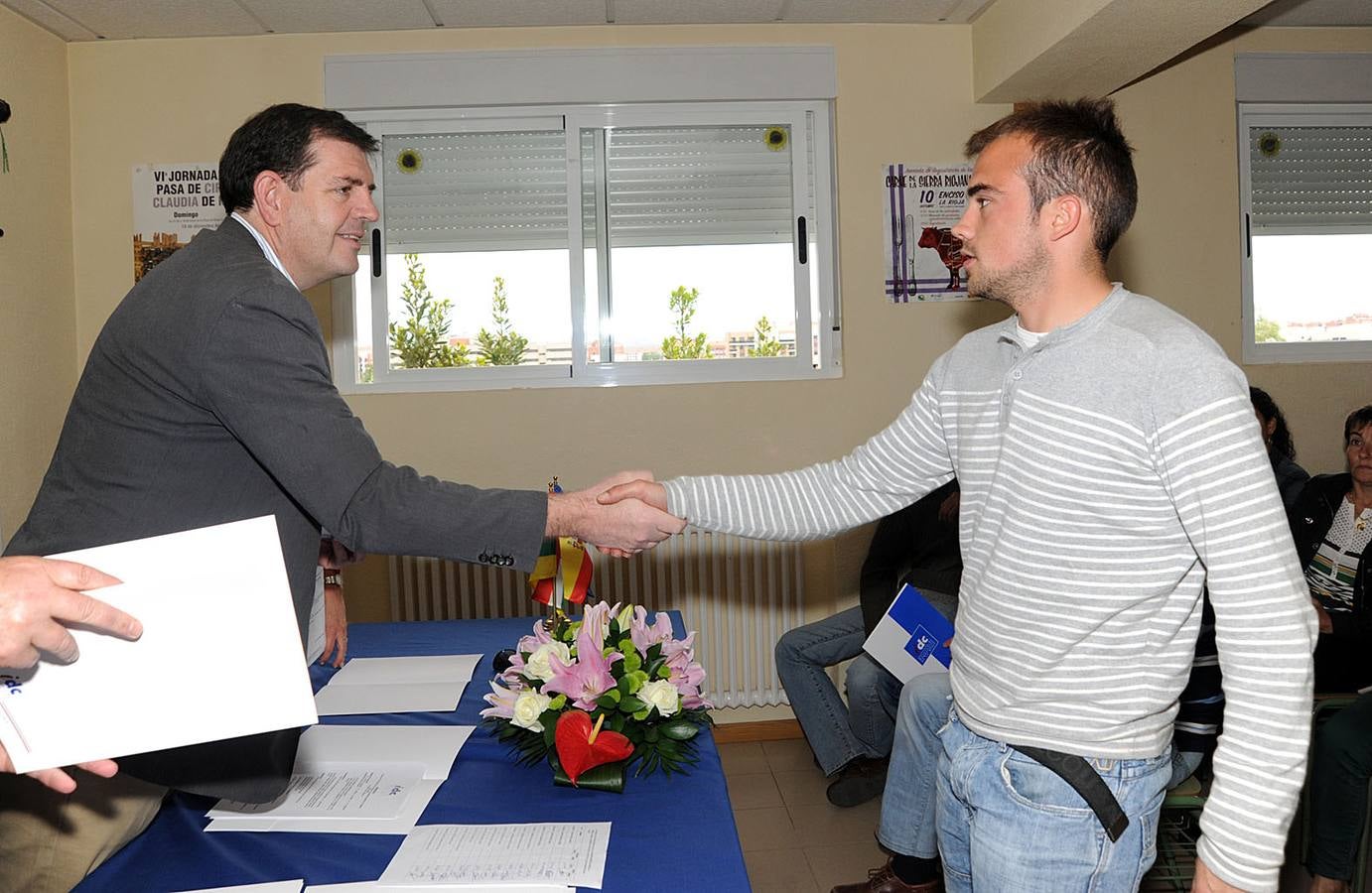 Entrega de diplomas de los jóvenes agricultores