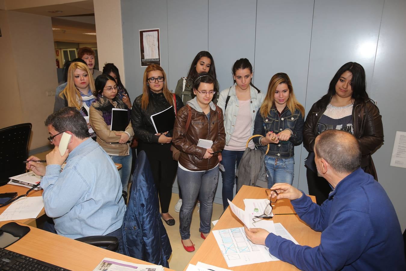 Visita del Centro de Formación Profesional La Planilla de Calahorra