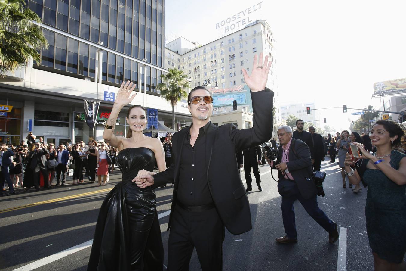 Brad Pitt y Angelina Jolie, en el estreno de &#039;Maléfica&#039;