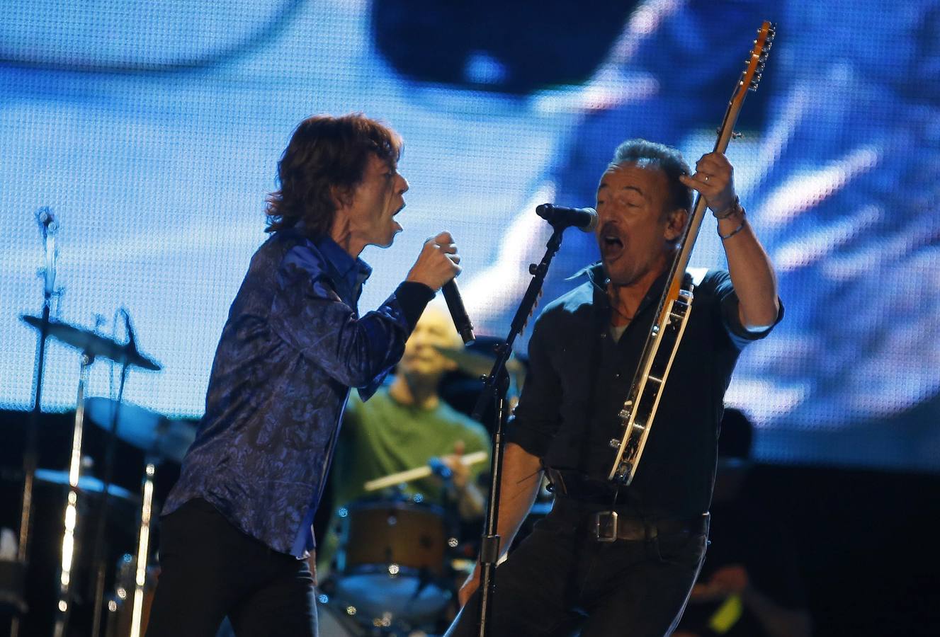 Bruce Springsteen se sube al escenario con los Rolling Stones