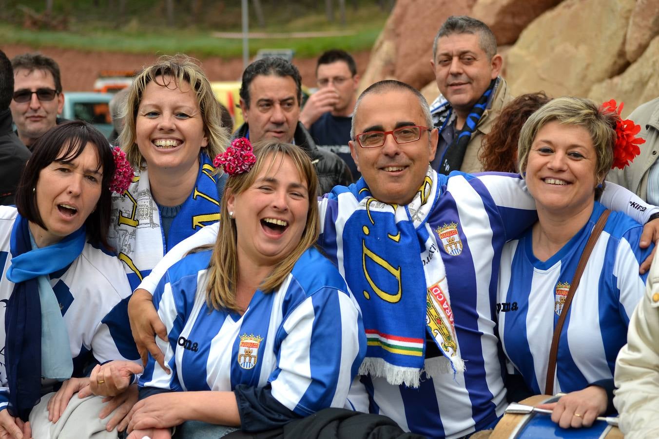 La afición y el partido en el Náxara-Puertollano