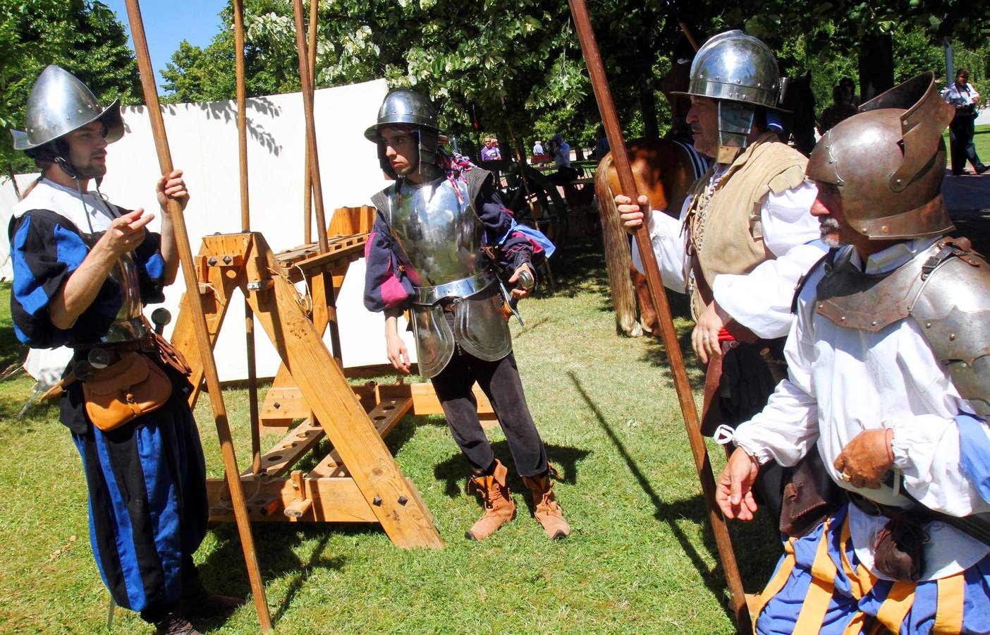 Campamento de la milicia logroñesa