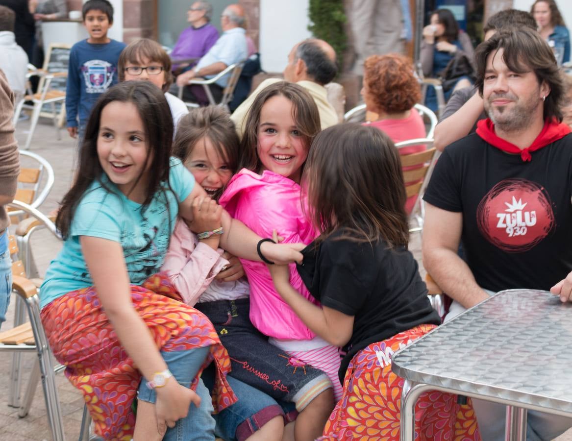 Primer día de las fiestas por Santa Bárbara en Ezcaray