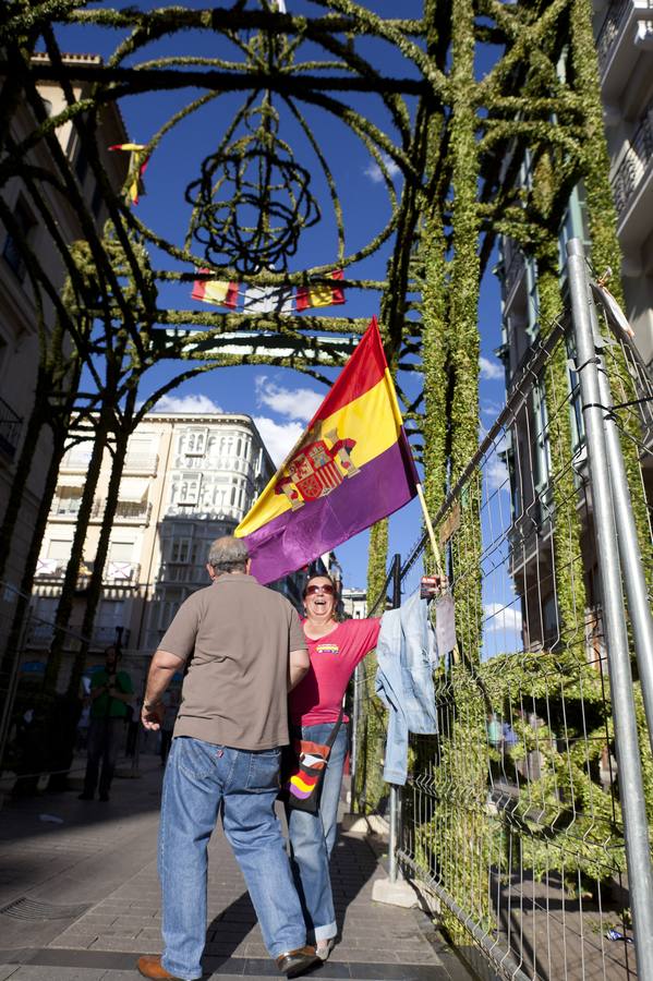 Unas 400 personas se reúnen en Logroño &#039;por la consulta ciudadana&#039; sobre la República