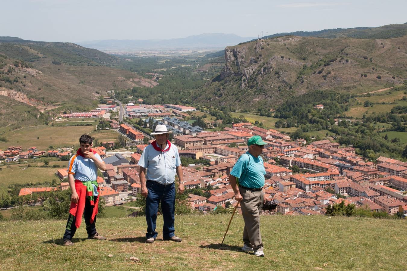 La romería a Santa Bárbara, en el día grande de las fiestas de Ezcaray