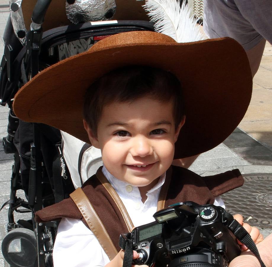 Los niños, protagonistas de la fiesta en las calles de Logroño