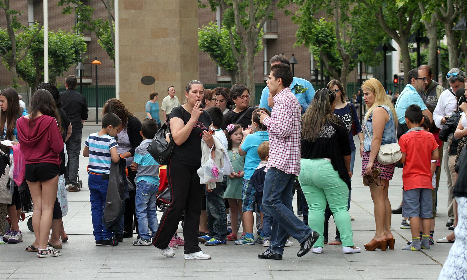 Juegos infantiles y degustación de choricillo