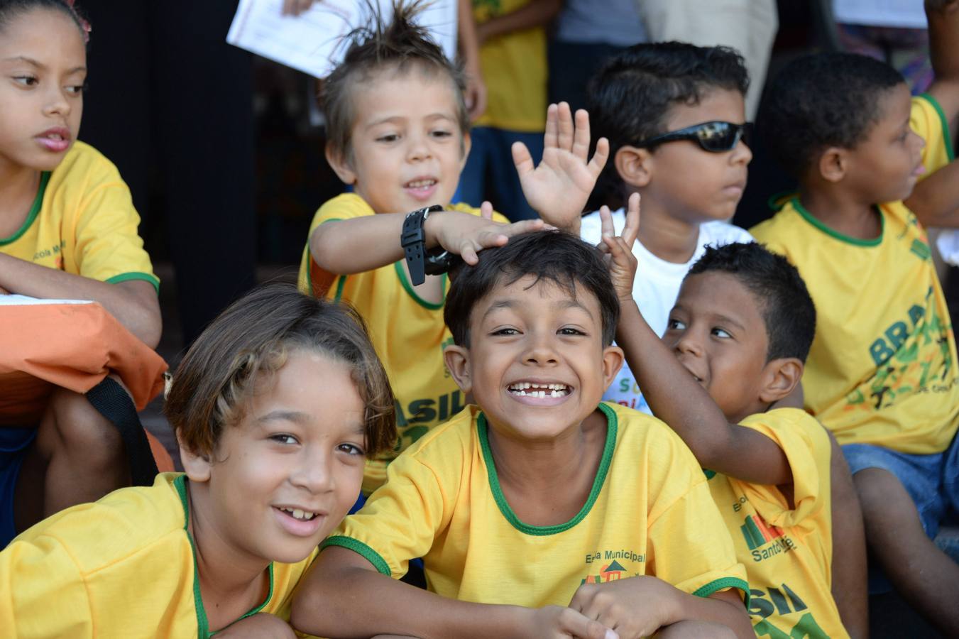 Mundial 2014: Ambiente de fútbol en las calles de Brasil