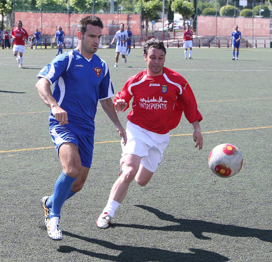 Triangular con el Club Deportivo Logroñés de Veteranos, Zaragoza y Villegas