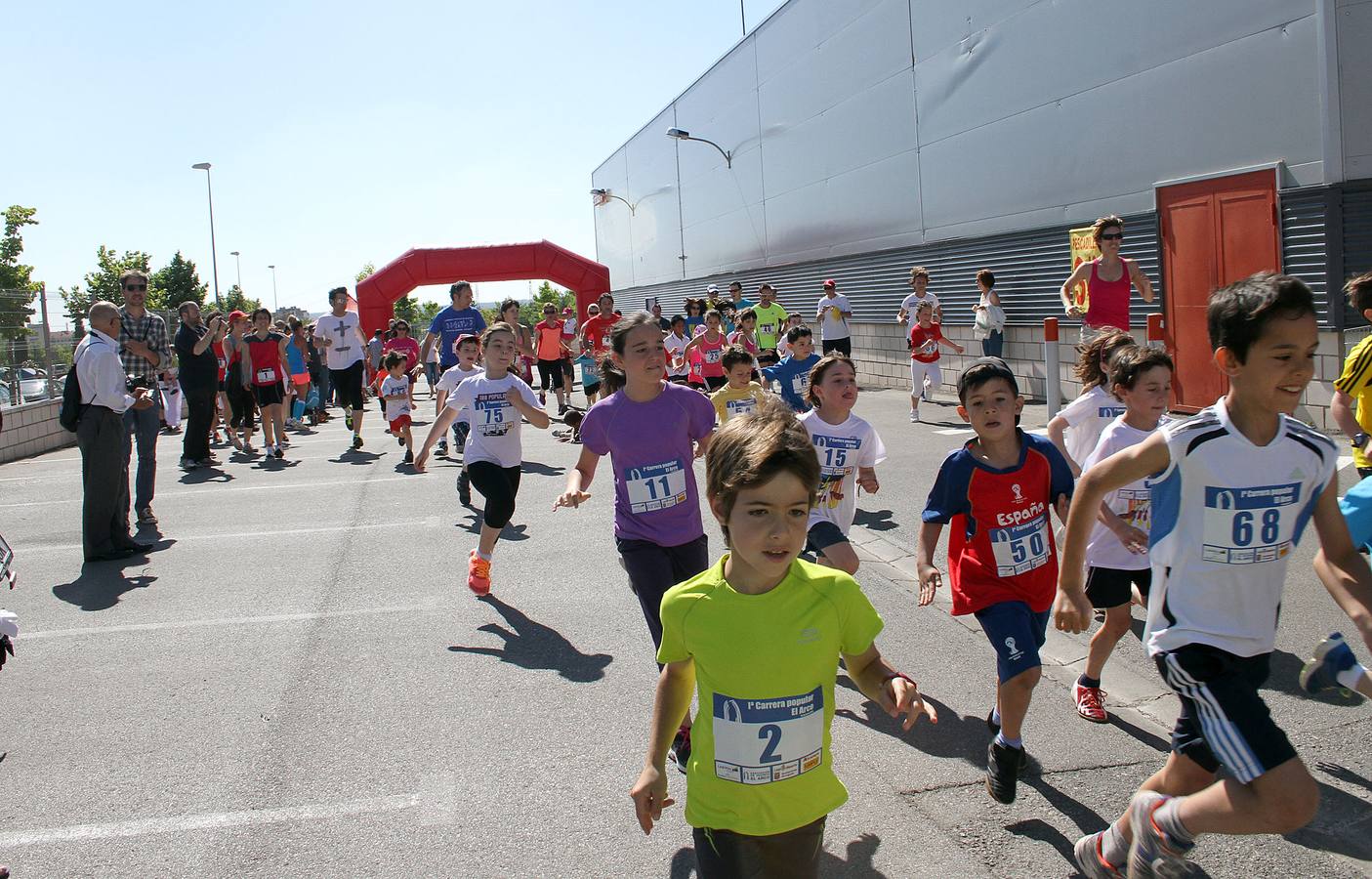 Los más pequeños también participaron en su Carrera de El Arco