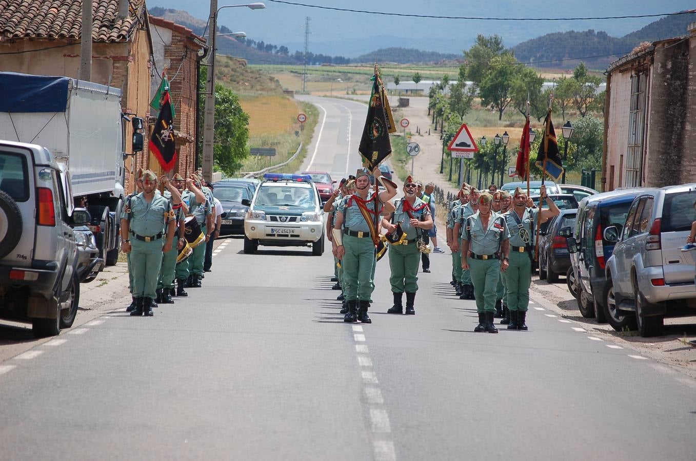 Homenaje en Hormilla de los Caballeros Legionarios al cabo Terrero