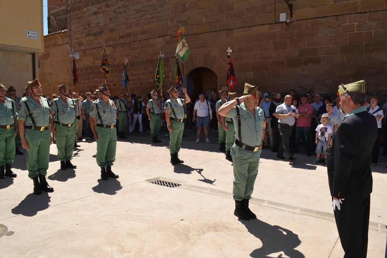 Homenaje en Hormilla de los Caballeros Legionarios al cabo Terrero