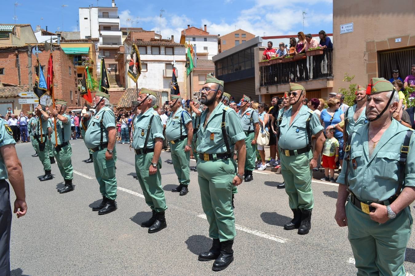 Homenaje en Hormilla de los Caballeros Legionarios al cabo Terrero