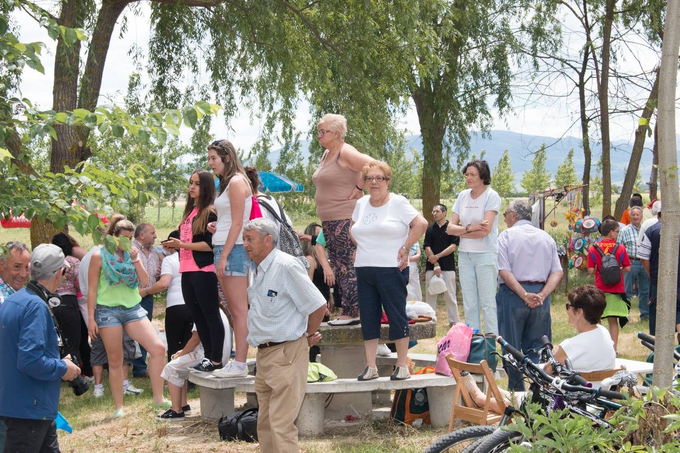 Cientos de personas fueron a Las Abejas de romería