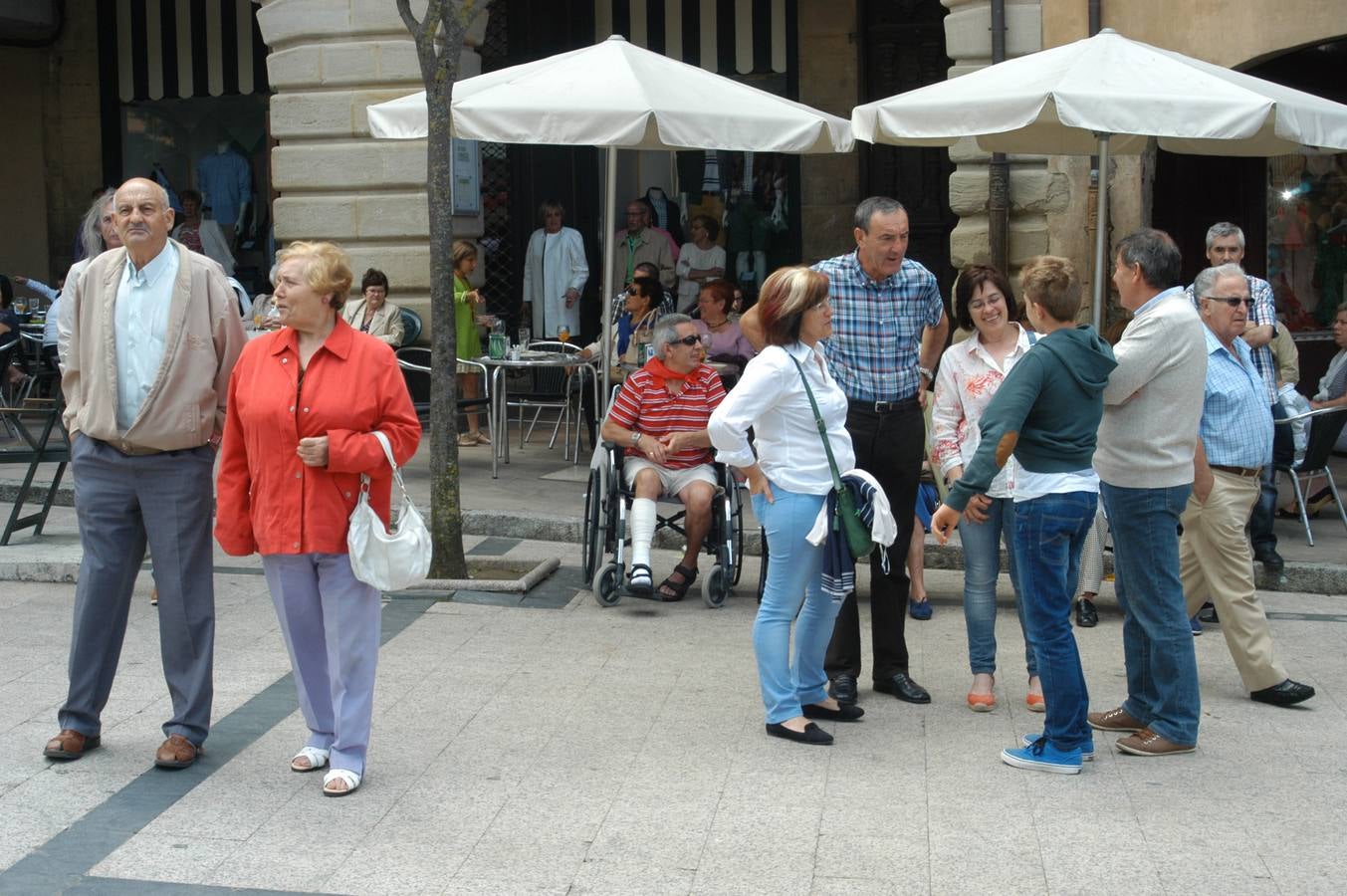 Ambiente del segundo día de fiestas en Haro por San Felices