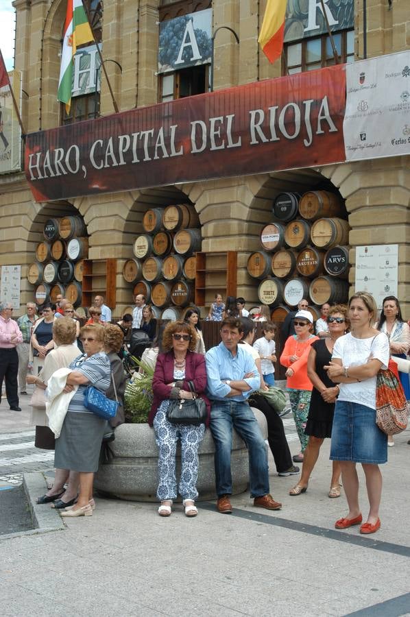 Ambiente del segundo día de fiestas en Haro por San Felices