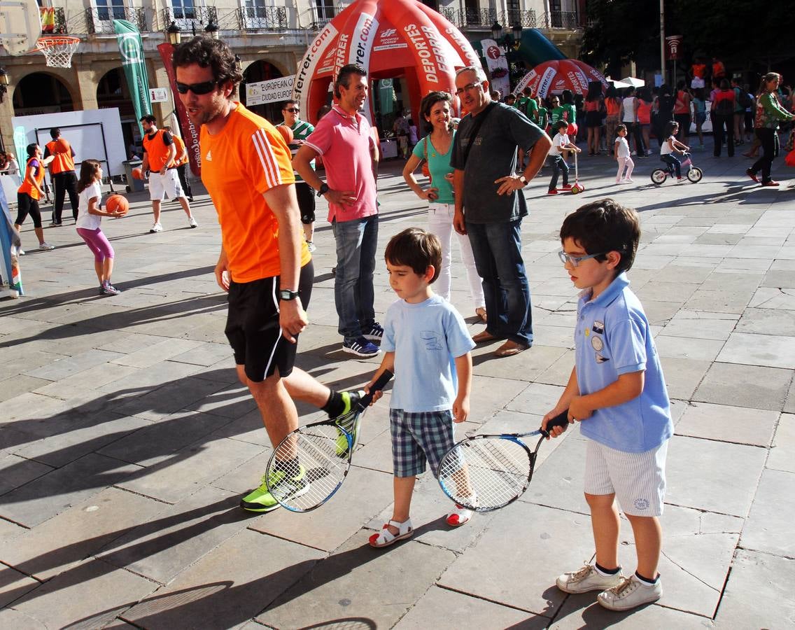 Actividades de &#039;La noche más deportiva&#039; en la Plaza del Mercado