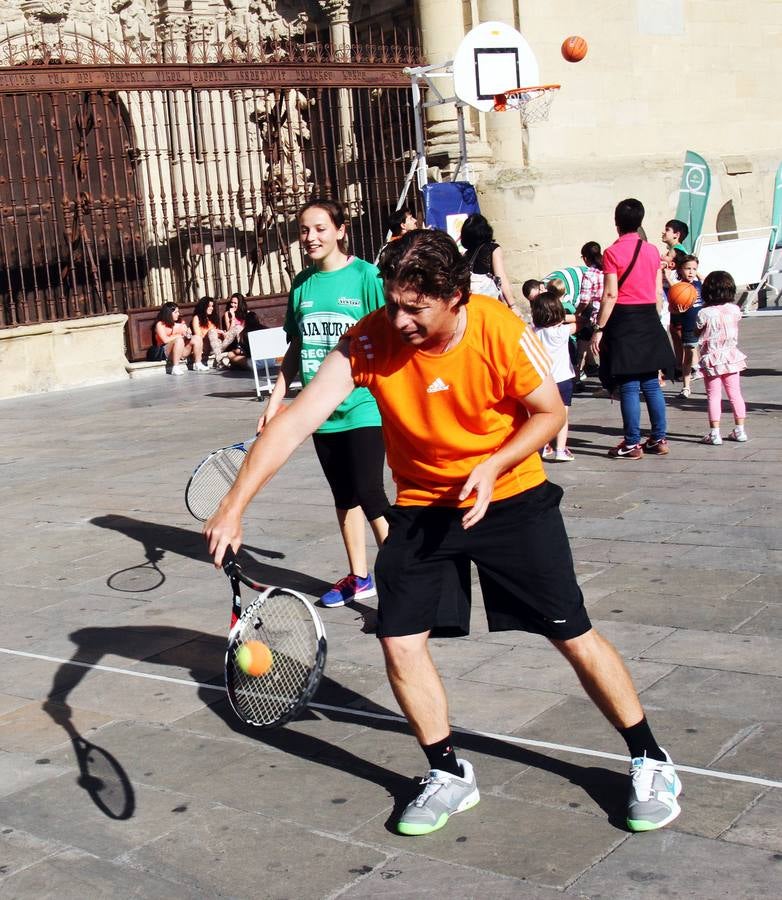 Actividades de &#039;La noche más deportiva&#039; en la Plaza del Mercado