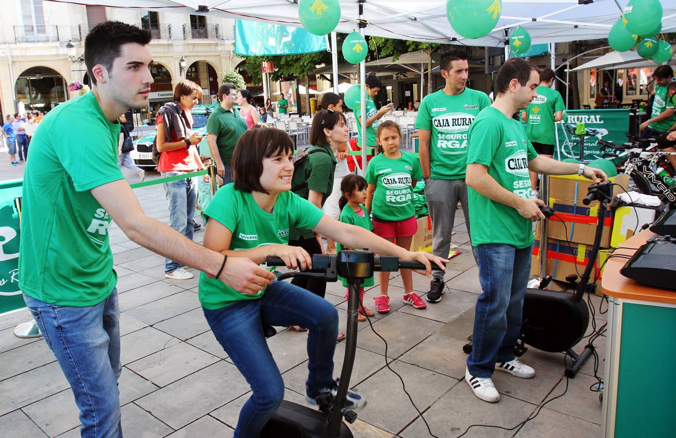 Actividades de &#039;La noche más deportiva&#039; en la Plaza del Mercado