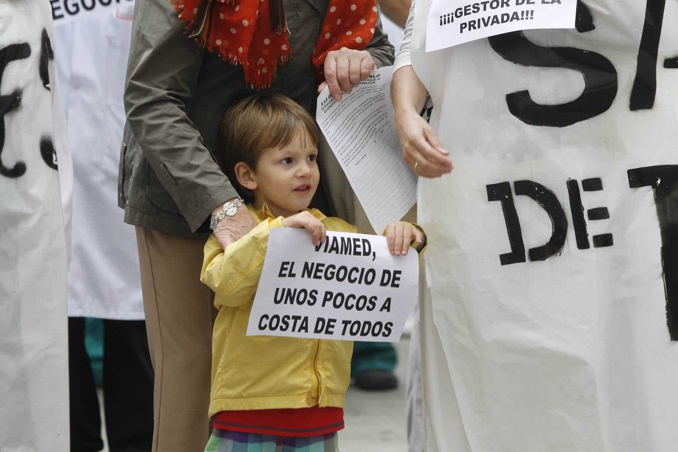 Manifestación de la &#039;Marea Blanca&#039;