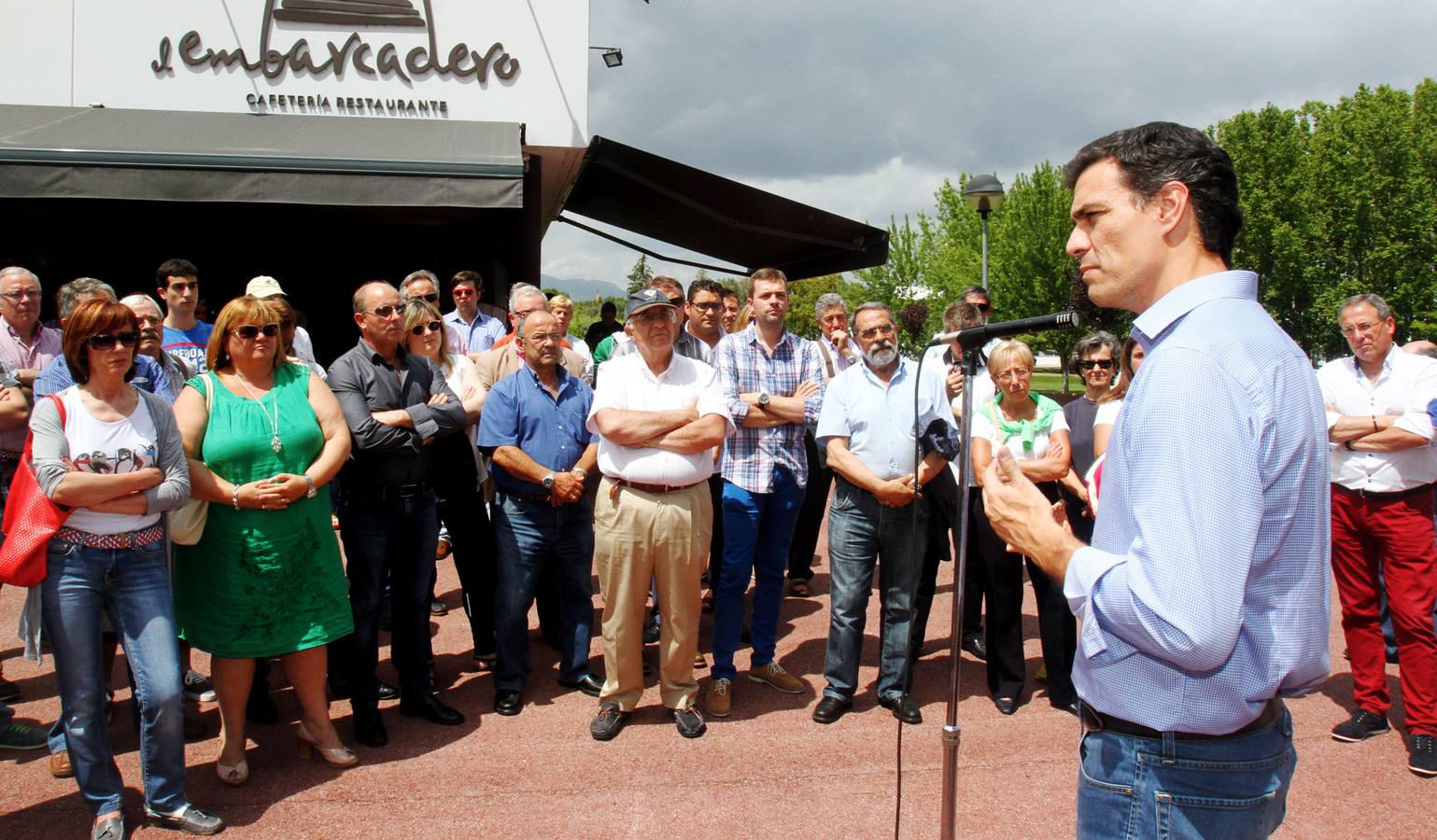Visita de Pedro Sánchez a Logroño