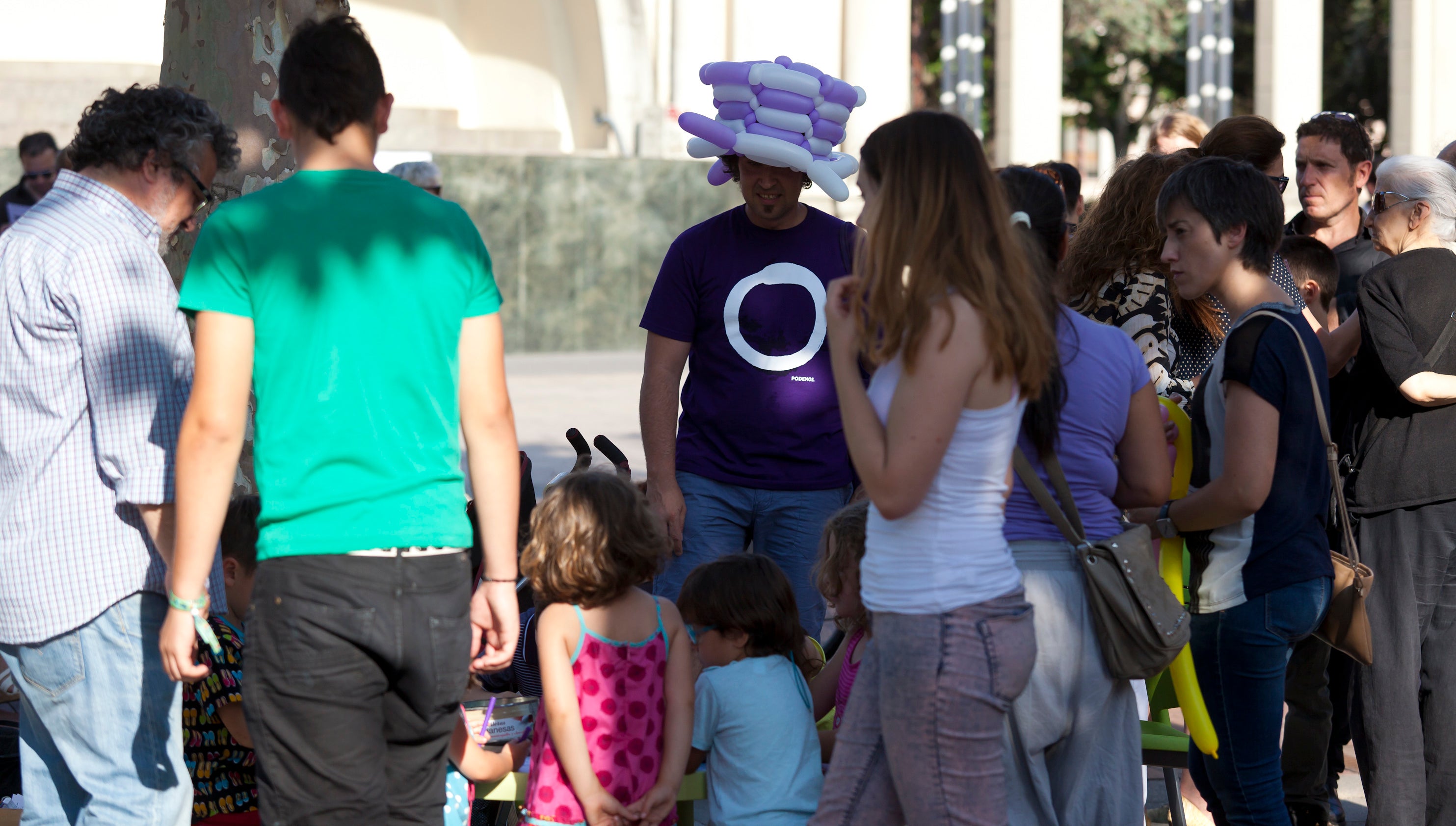 Podemos sale a la calle en Logroño