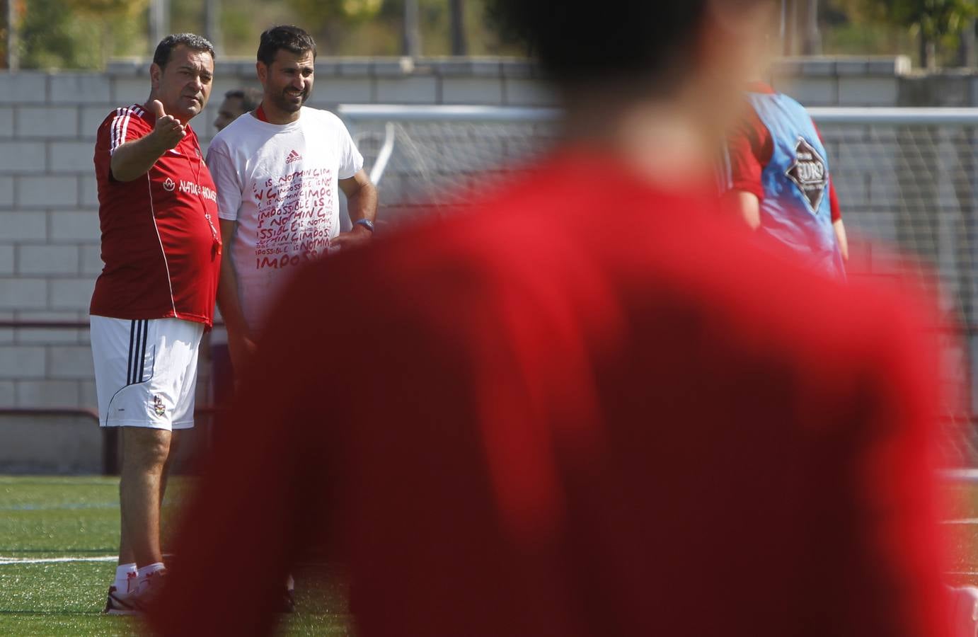 Entrenamiento de la Unión Deportiva Logroñés