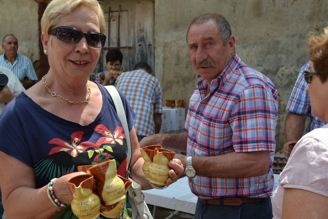 Festival del huevo duro con jamón en Alesón