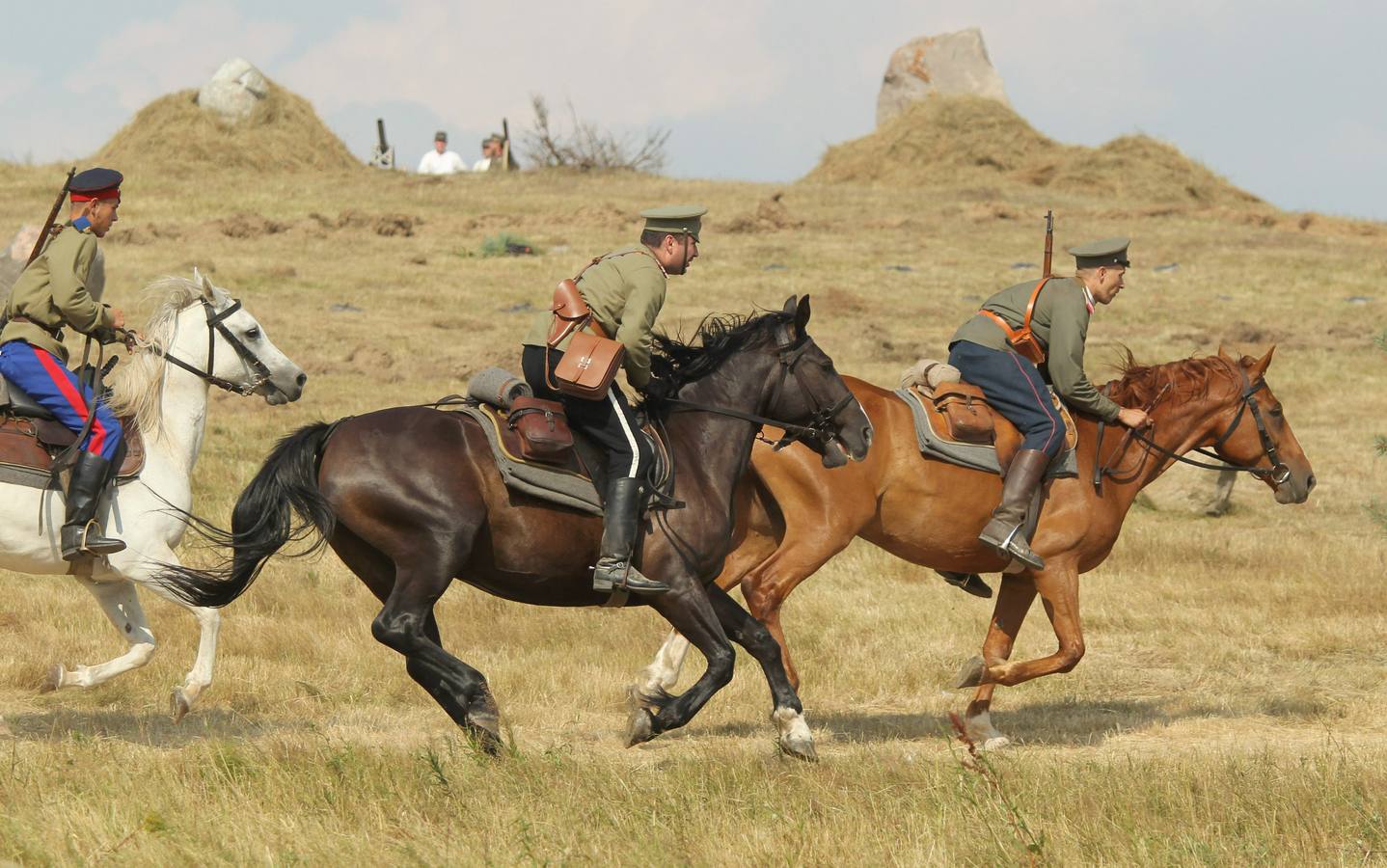 Recrean una histórica batalla de la Primera Guerra Mundial