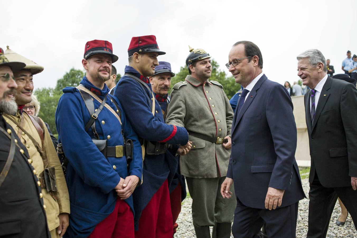 Francia y Holanda celebran el centenario de la Primera Guerra Mundial