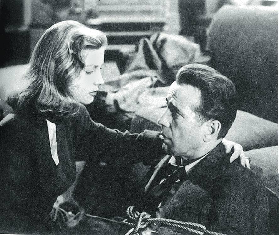 'El sueño eterno', con Bogart. Lauren Bacall y Humphrey Bogart, en una escena de la película 'El sueño eterno'