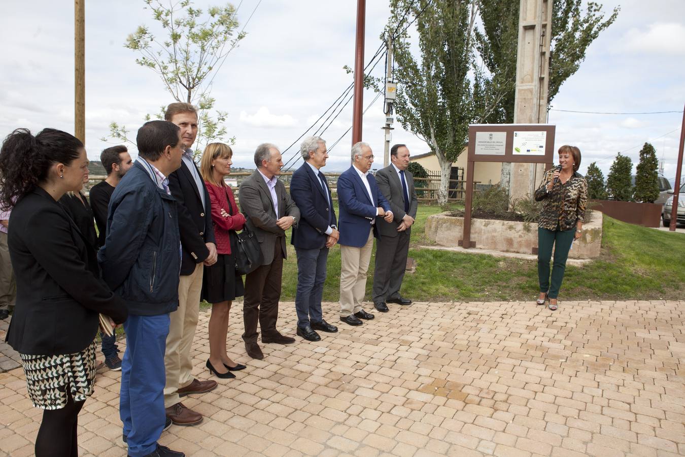 Nuevo mirador de Albelda al valle del Iregua