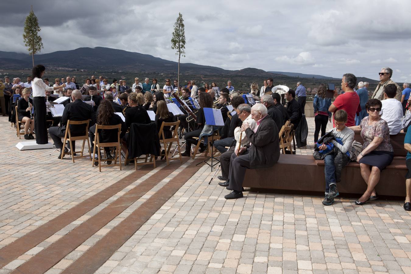 Nuevo mirador de Albelda al valle del Iregua