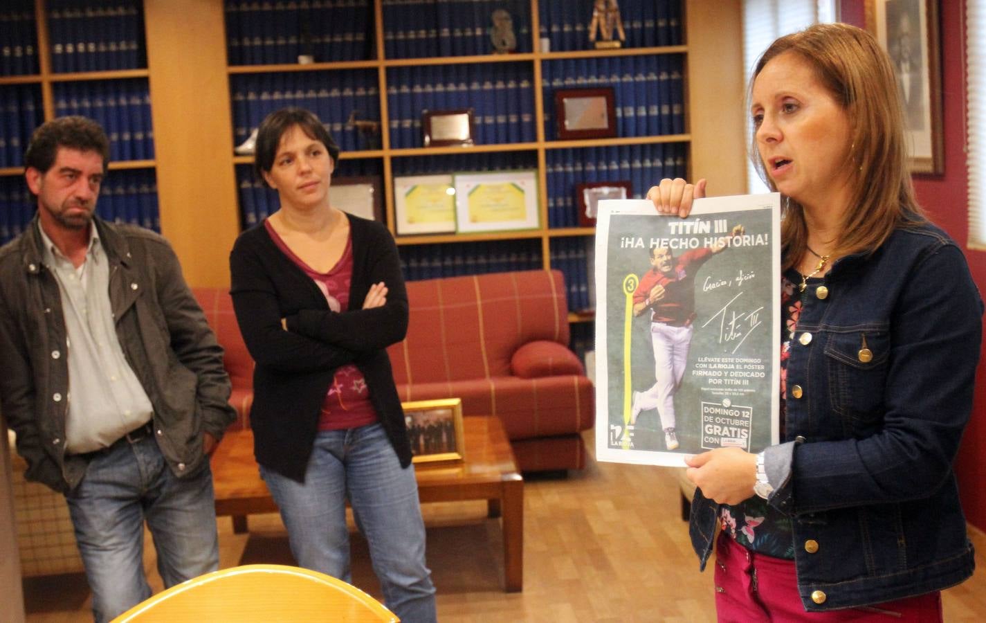 Los alumnos del Centro Ocupacional de Fundación Cáritas-Chavicar de Santo Domingo y Logroño visitan la multimedia de Diario LA RIOJA