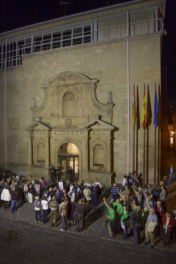 Manifestación contra la Pobreza en Logroño