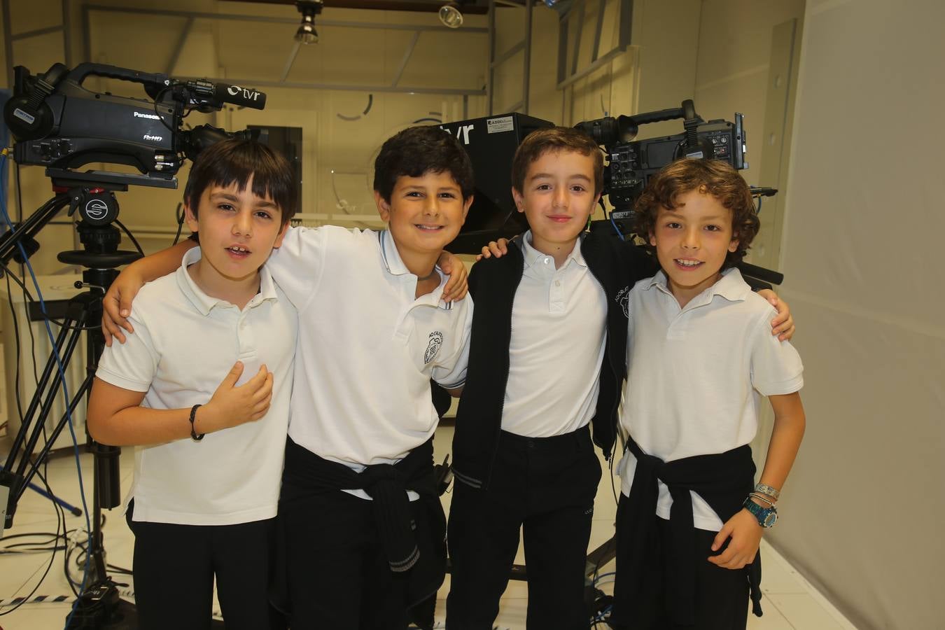 Los alumnos de 5º A del Colegio Adoratrices de Logroño visita la multimedia de Diario LA RIOJA