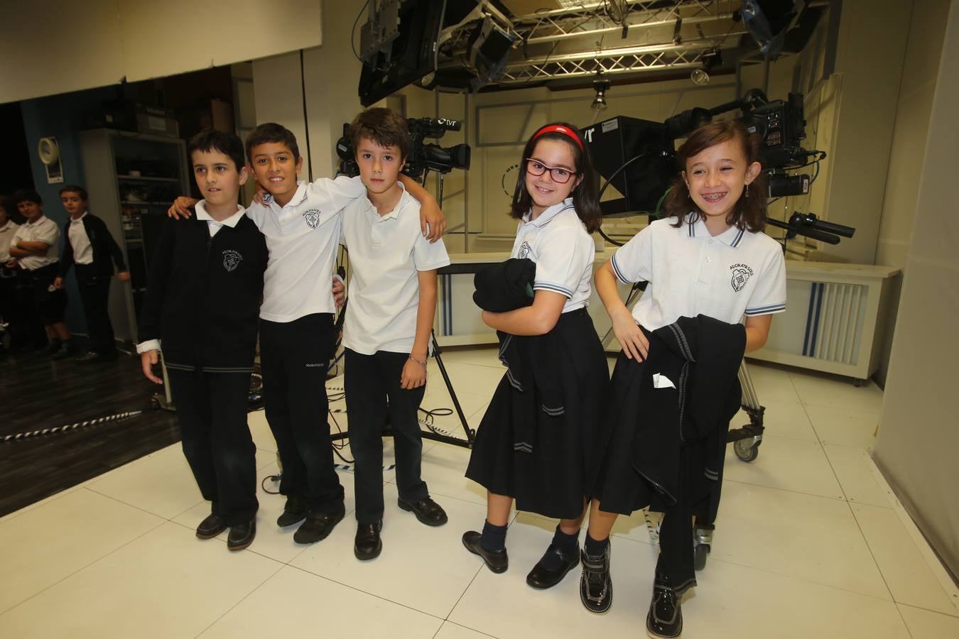 Los alumnos de 5º A del Colegio Adoratrices de Logroño visita la multimedia de Diario LA RIOJA