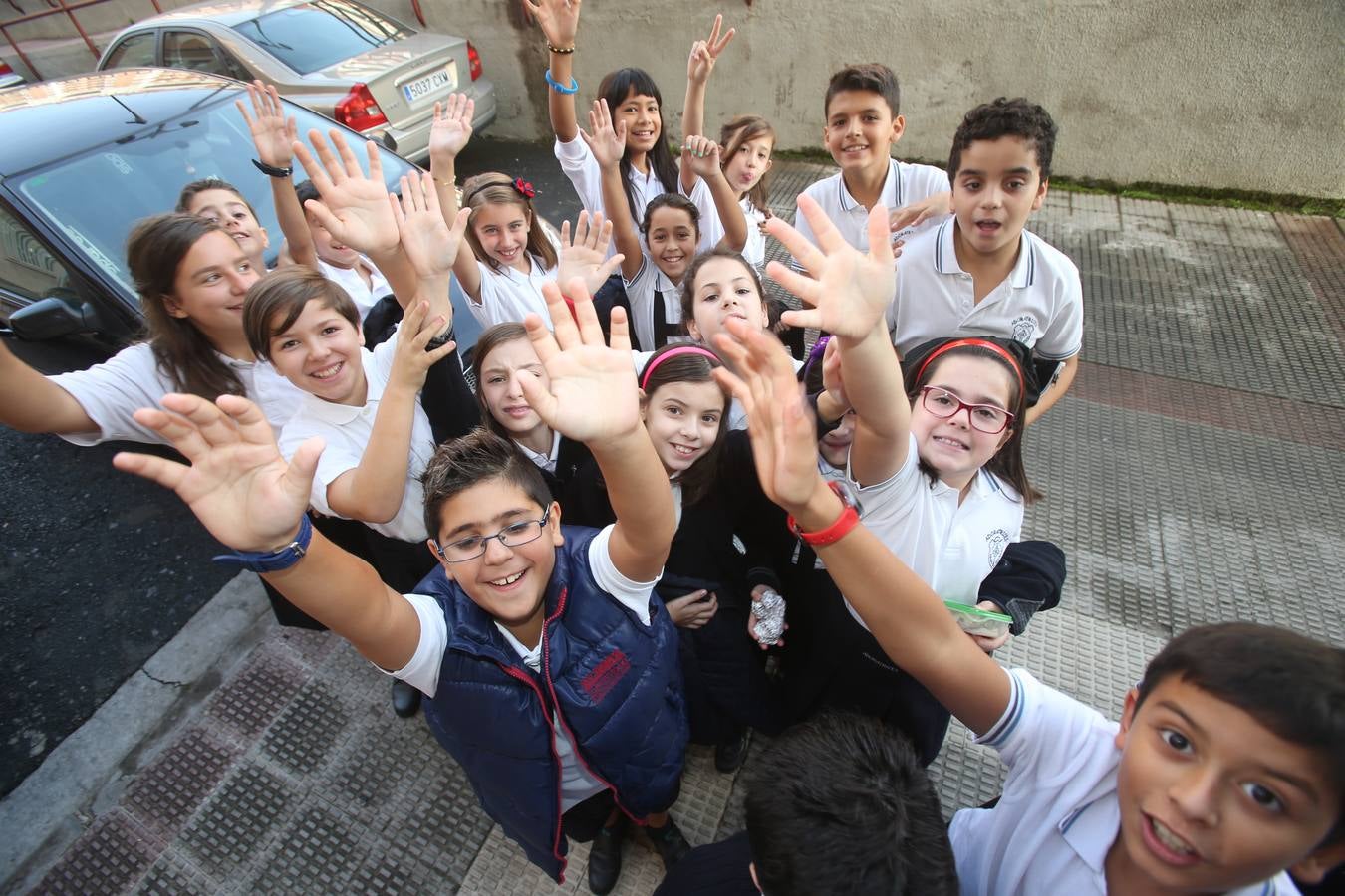 Los alumnos de 5º A del Colegio Adoratrices de Logroño visita la multimedia de Diario LA RIOJA