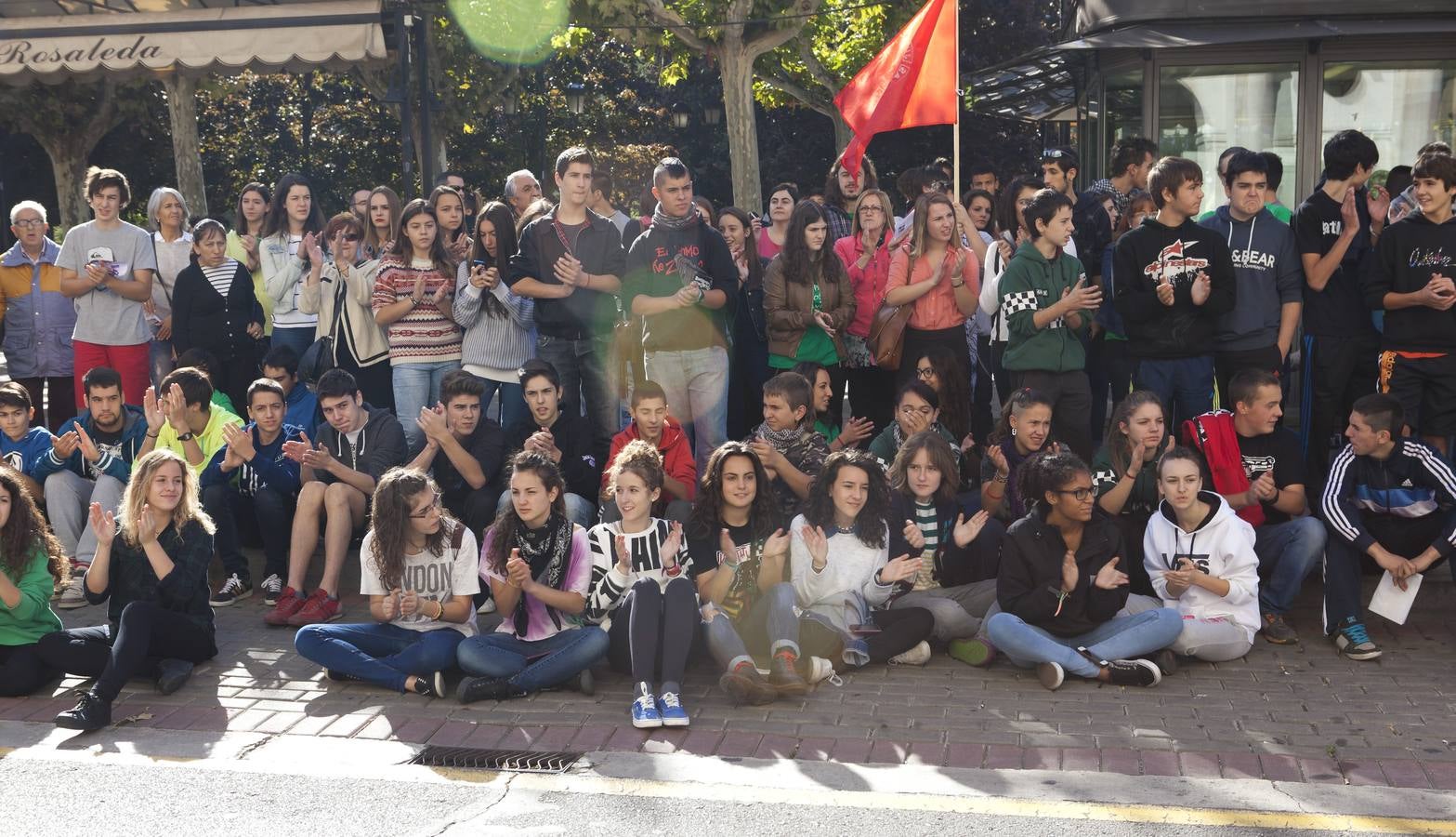 Protestas de mañana y comida en tupper