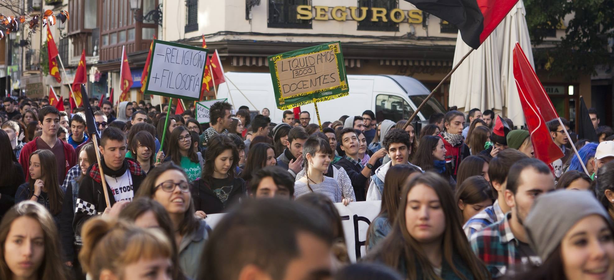 Protestas de mañana y comida en tupper