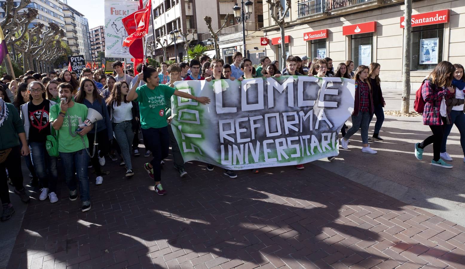 Protestas de mañana y comida en tupper